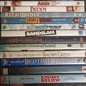 Set Of 12 Kids/Teens DVDs (Disney/Musical/Live Action)